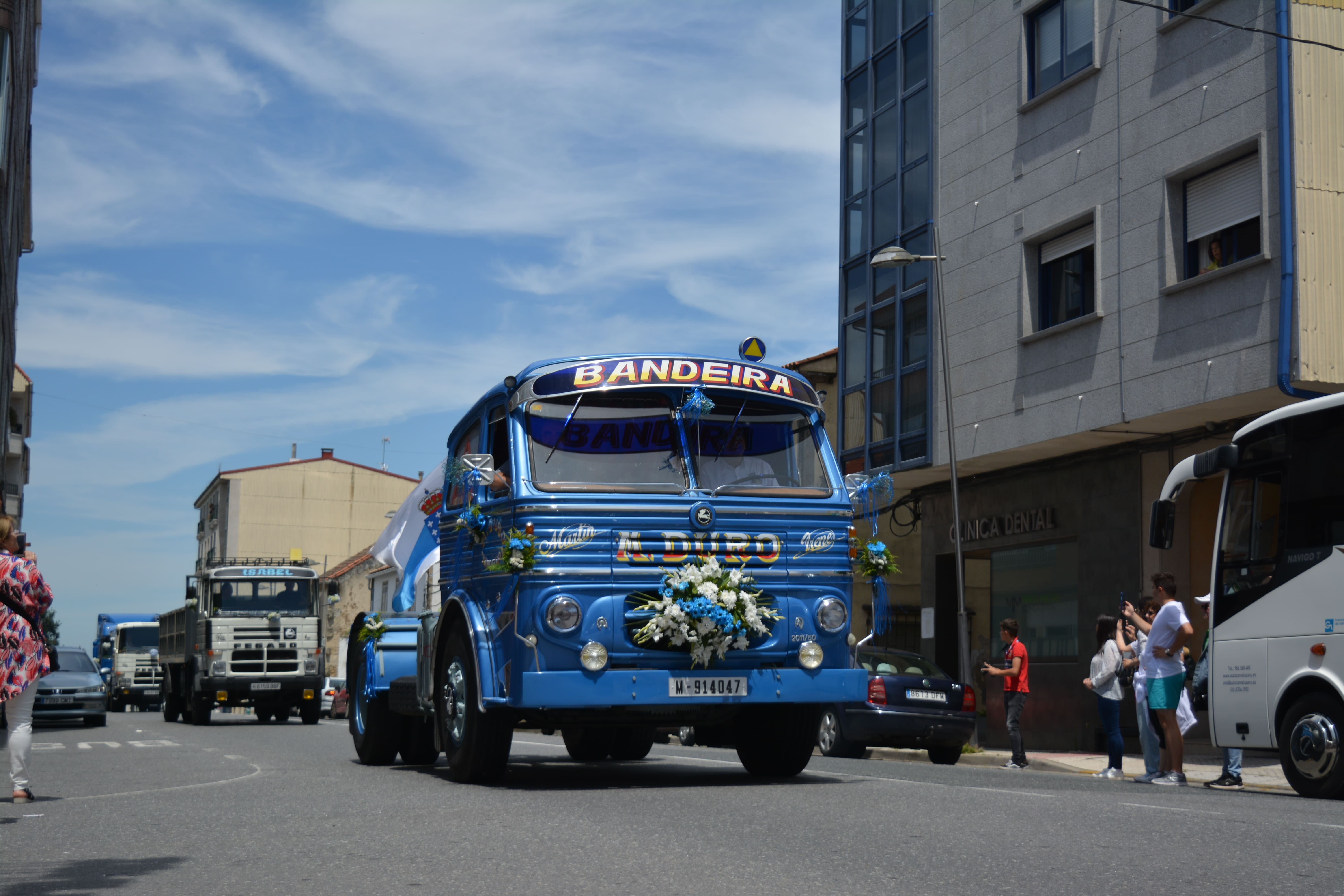 Camion durante a procesion