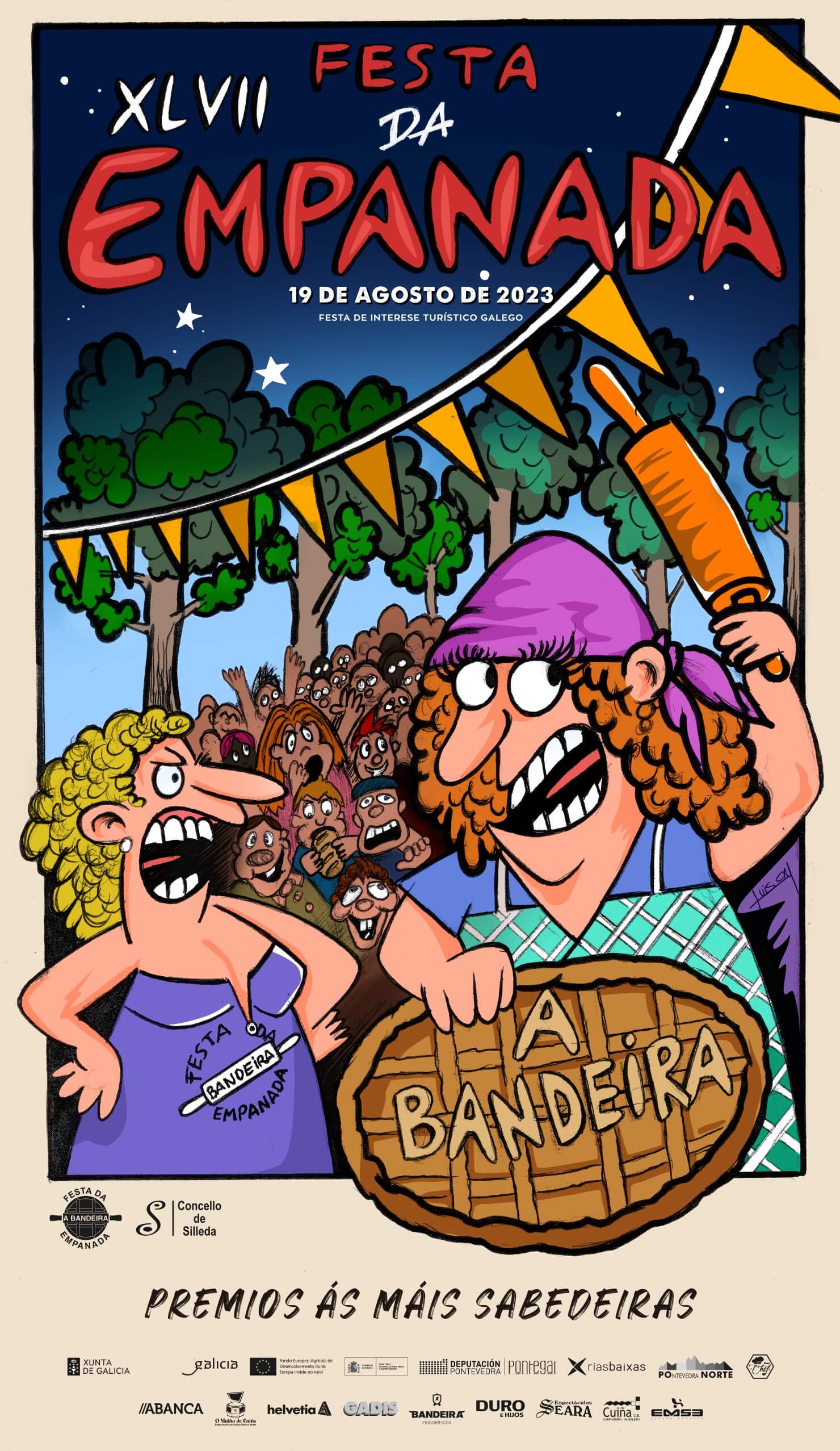 Cartel da Festa da Empanada 2023