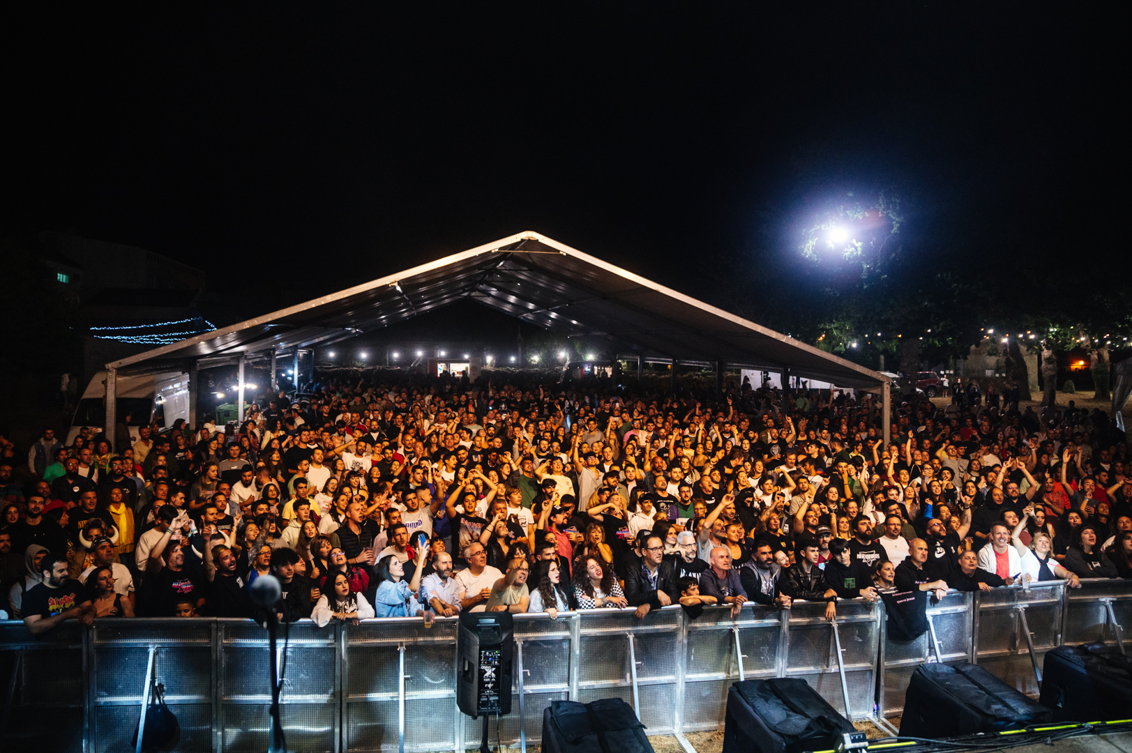 Público asistente ao Festival Bandeirock