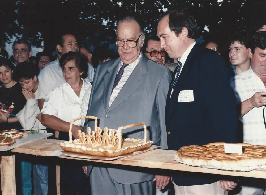 Camilo José Cela na Festa da Empanada