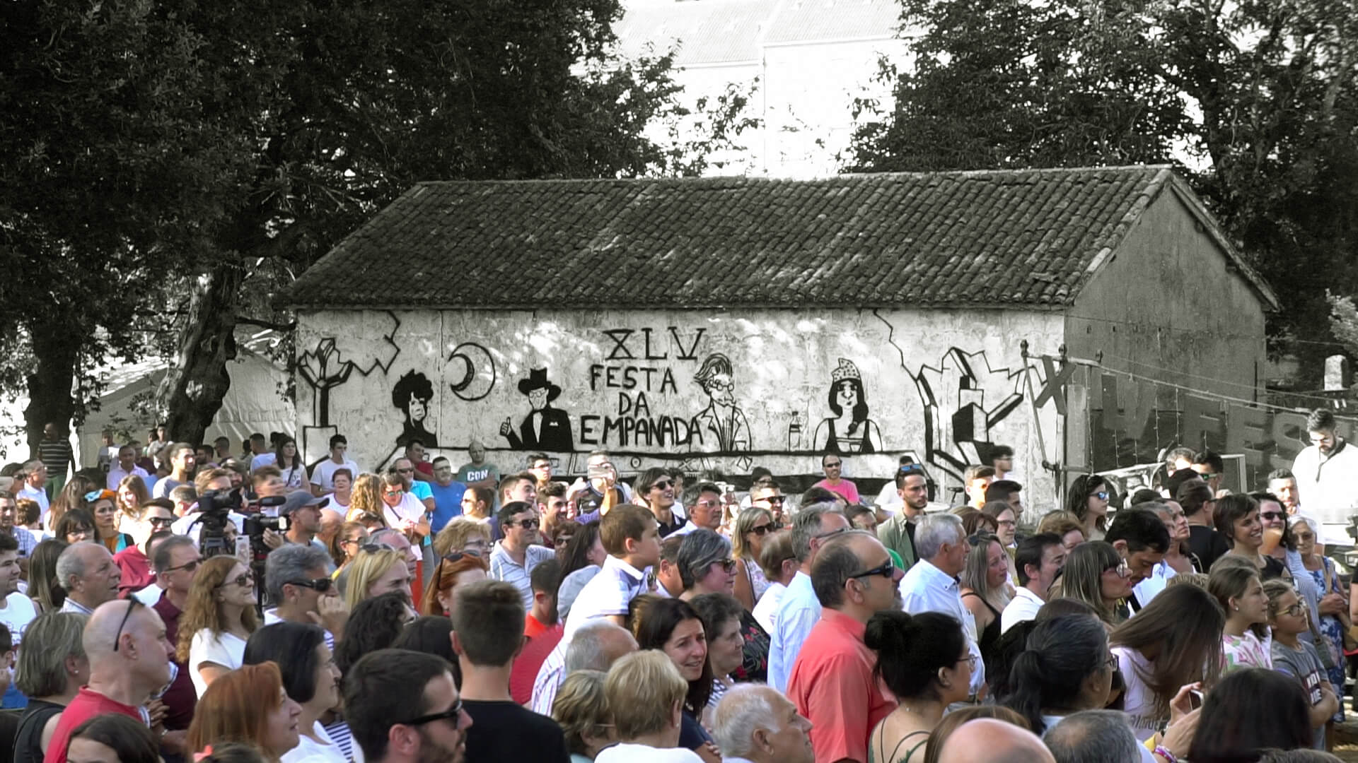 Público asistente á Festa da Empanada (2019)